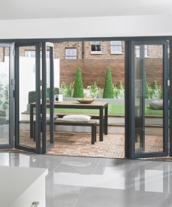 Cửa kính thủy lực mở xoay cao cấp 1